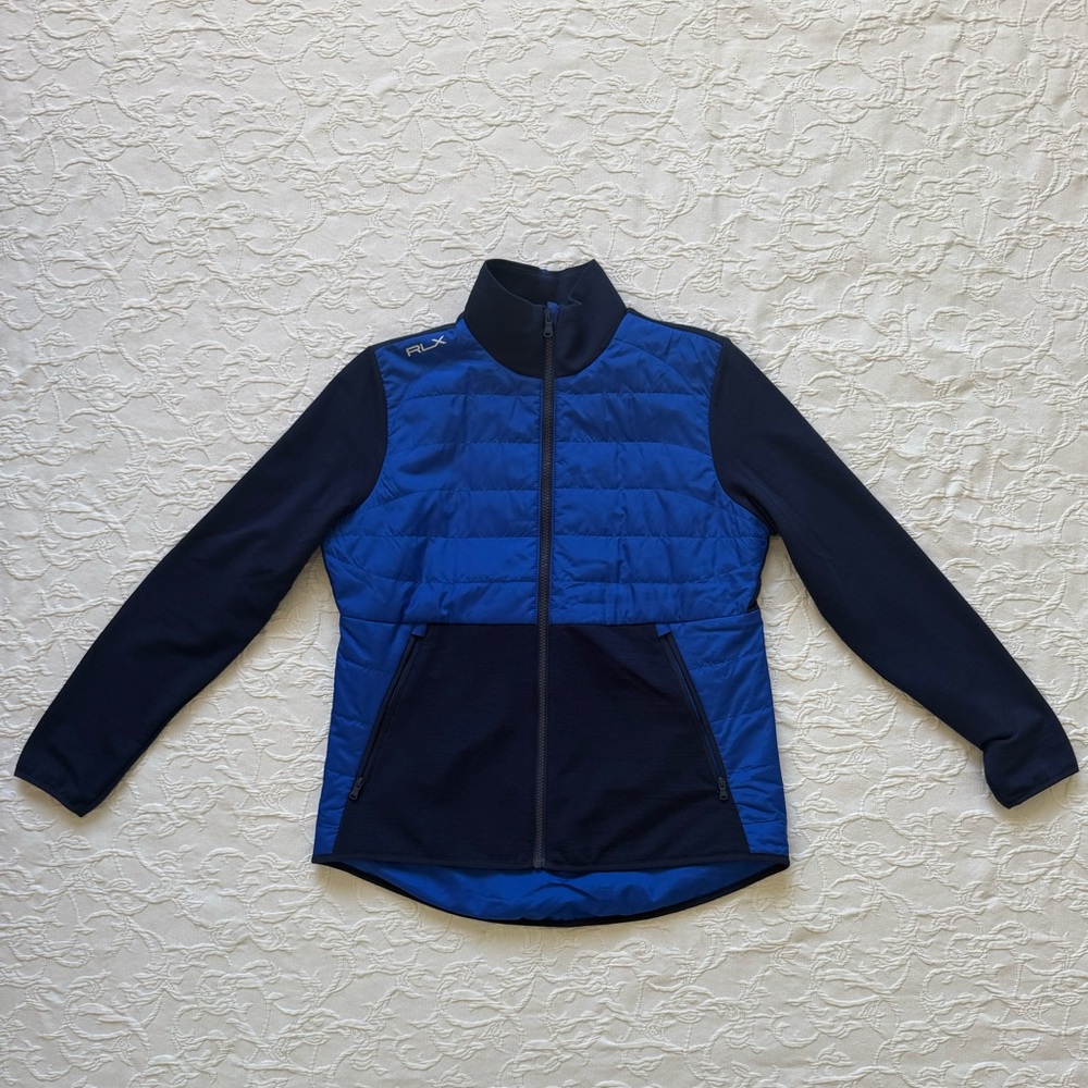 RLX Polo Ralph Lauren Primaloft Full Zip Wool Blend Hybrid Jacket  Sz Small
